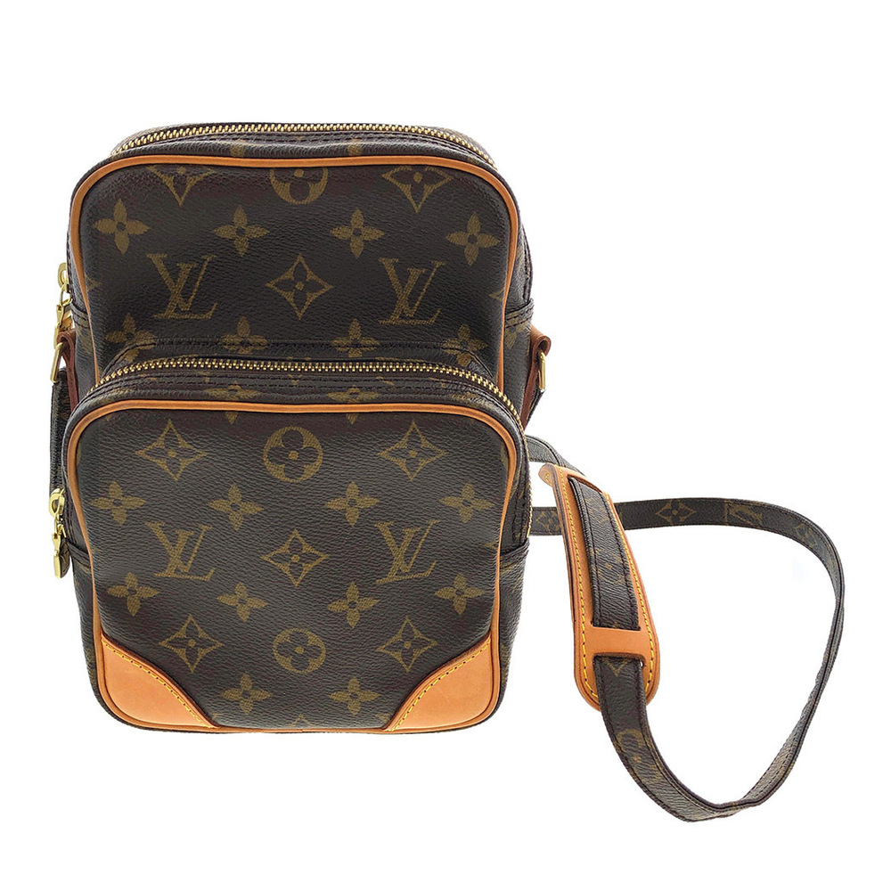 Louis Vuitton Monogram Mini Pochette Crossbody Brown Shoulder Bag